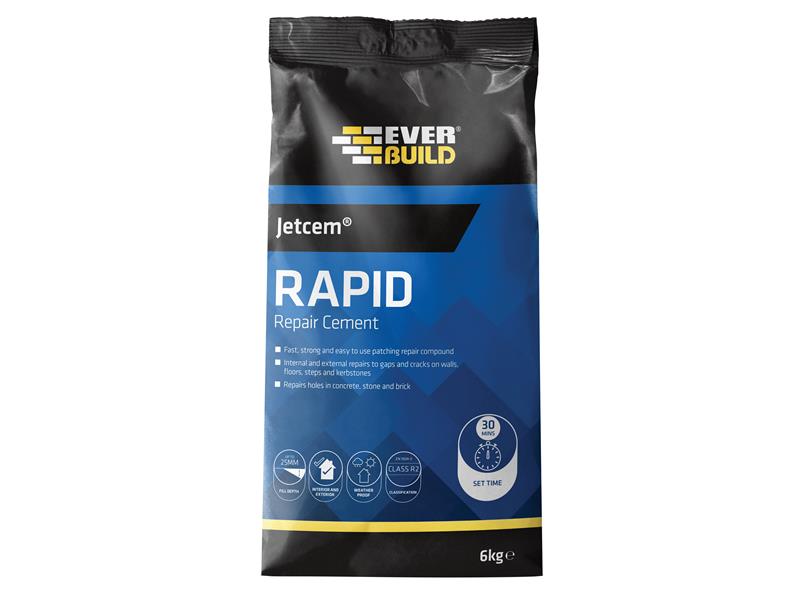 Everbuild Sika Jetcem Rapid Set Cement 12kg (2 x 6kg Pack)