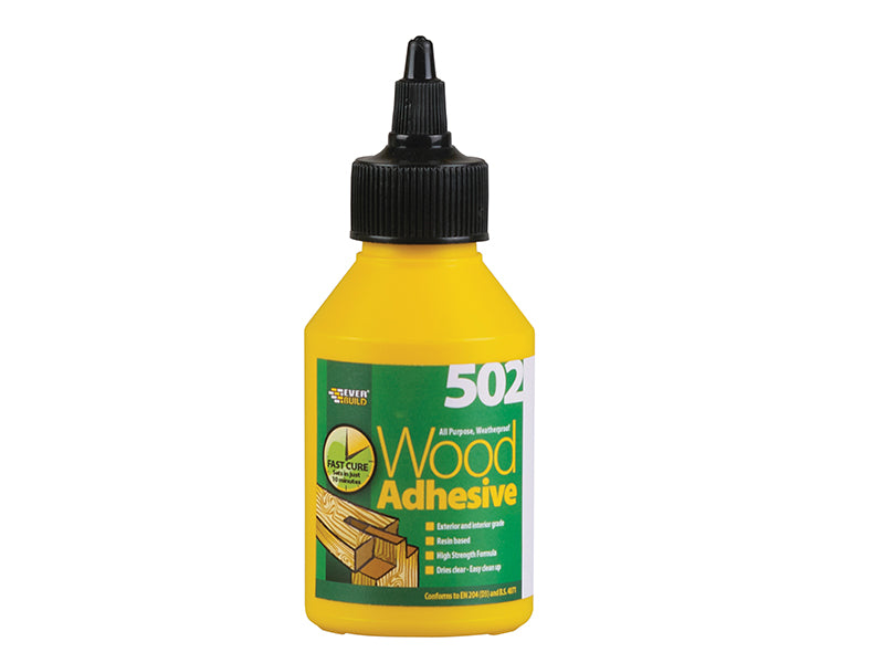 Everbuild Sika 502 All Purpose Weatherproof Wood Adhesive 125ml