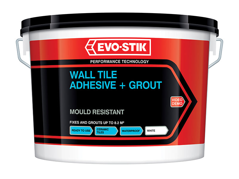 EVO-STIK Mould Resistant Wall Tile Adhesive & Grout 1 litre