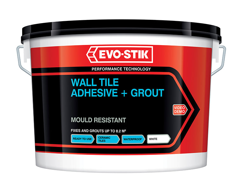 EVO-STIK Mould Resistant Wall Tile Adhesive & Grout 5 litre