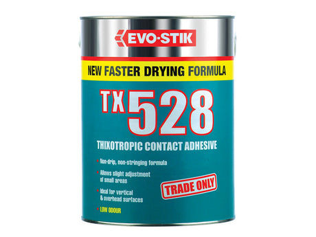 EVO-STIK TX528 Thixotropic Contact Adhesive 5 Litre