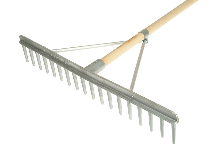 Faithfull Aluminium Landscape Rake Complete With Handle