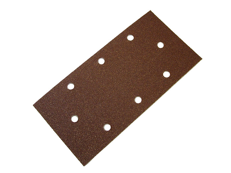 Faithfull 1/3 Sanding Sheet B/D Hook & Loop Holed Assorted (Pack 5)