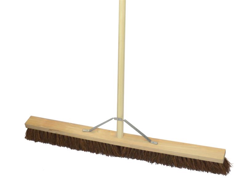 Faithfull Stiff Bassine Broom 900mm (36in) + Handle & Stay