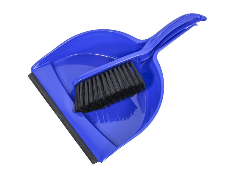 Faithfull Plastic Dustpan & Brush Set