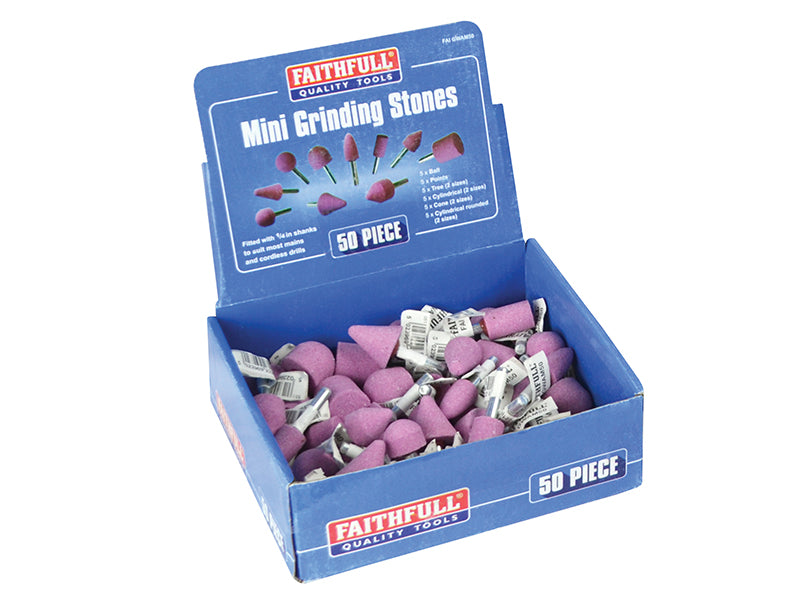 FAITHFULL MINI GRINDING WHEEL (VARIOUS SHAPE)