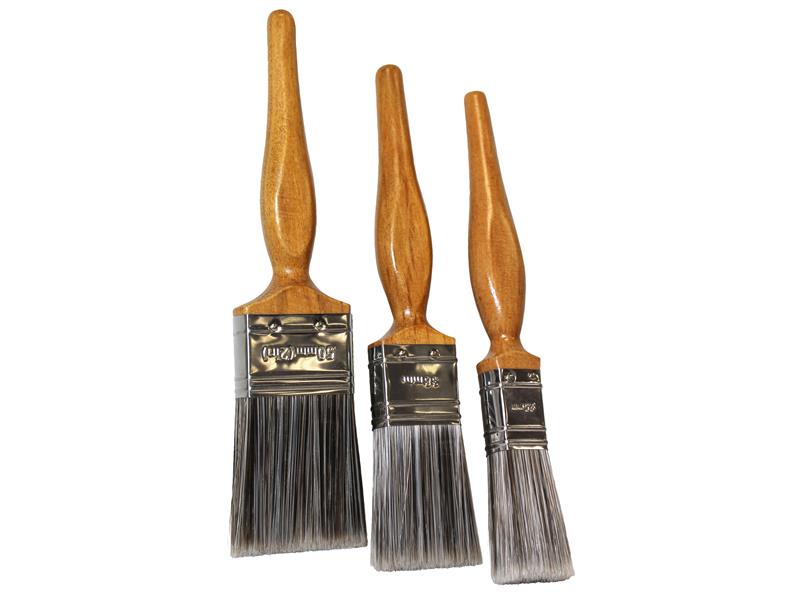 Faithfull Superflow Synthetic Paint Brush, 3 Piece Set