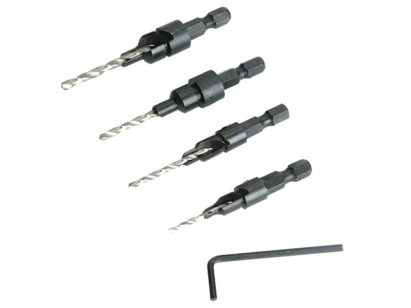 Faithfull Screwsink Set, 4 Piece