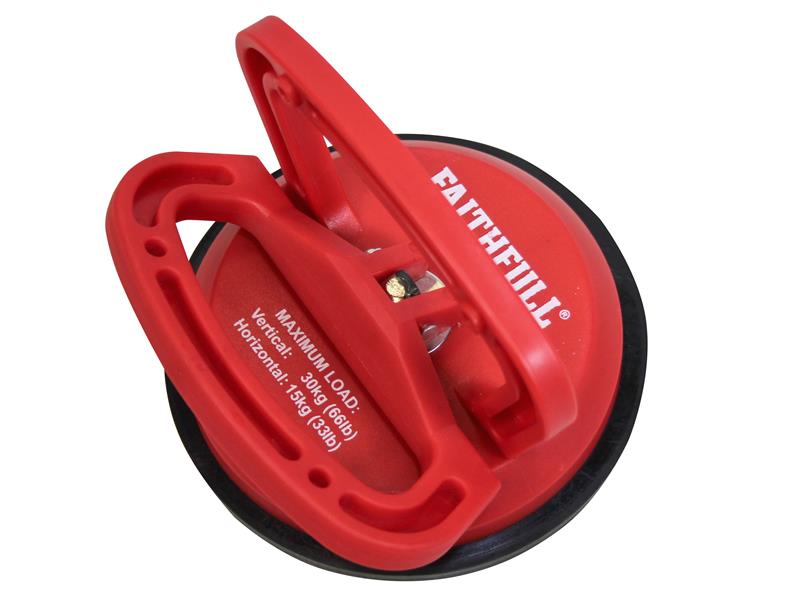 Faithfull Single Pad Suction Lifter 120mm Pad