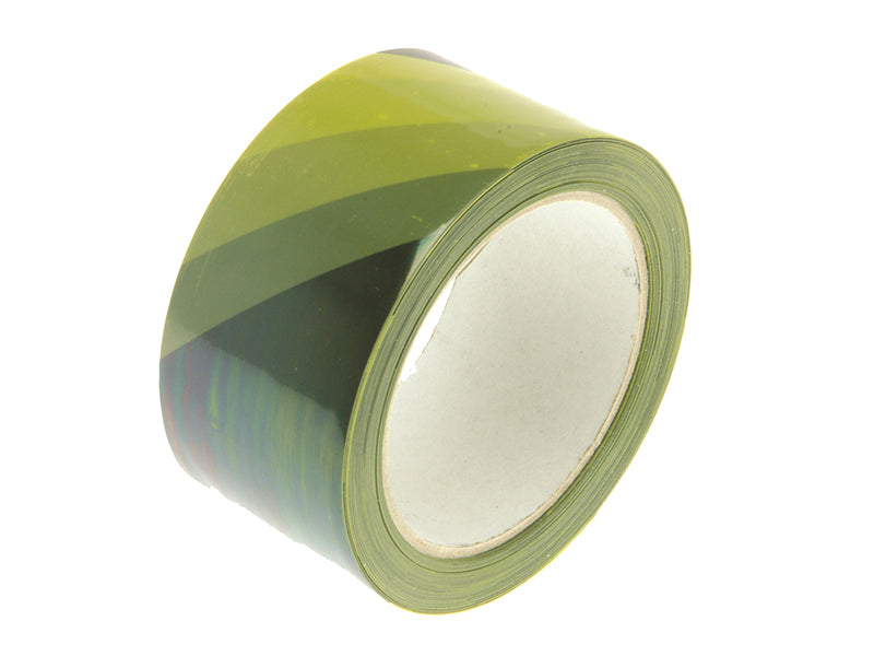 Faithfull Professional Self-Adhesive Hazard Tape Black/Yellow 50mm x 33m