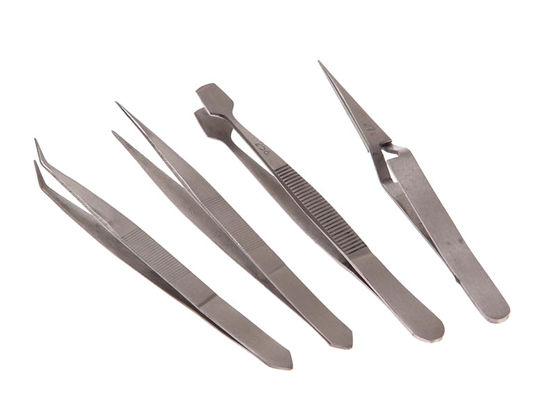 Faithfull Tweezer Set, 4 Piece