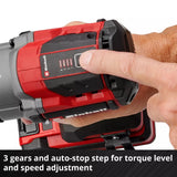 EINHELL PXC 18V 750NM PROFESSIONAL BRUSHLESS 3 SPEED COMPACT IMPACT WRENCH - BARE