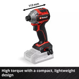 EINHELL CORDLESS IMPACT DRIVER 18/250-C Li BL - Solo