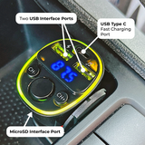 SIMPLY AUTO CAR FM TRANSMITTER BLUETOOTH CHARGER