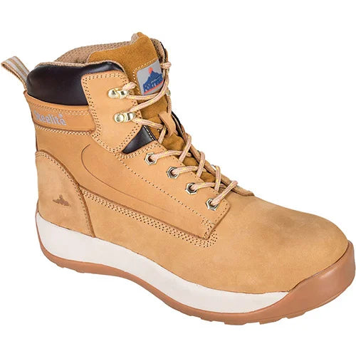 PORTWEST SIZE STEELITE CONSTRUCTO NUBUCK BOOT - HONEY