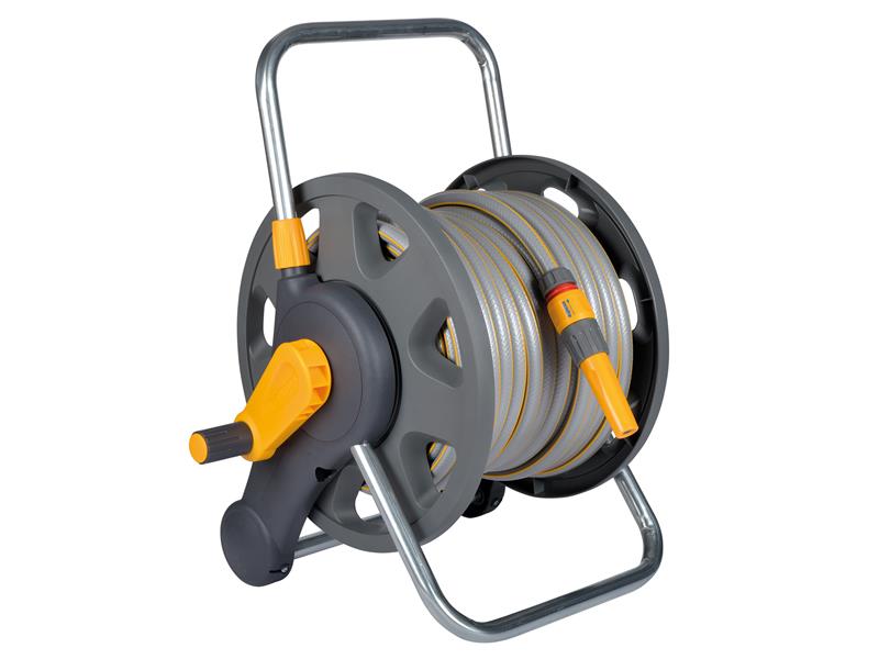 Hozelock 2477 60m 2-in-1 Reel + 50m Multi-Purpose Hose