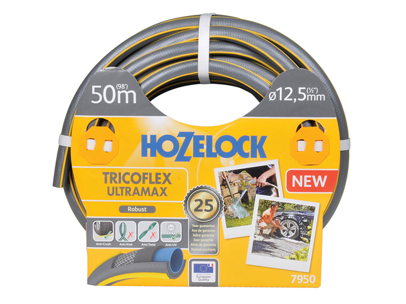 Hozelock 7950 Tricoflex Ultramax Anti-Crush Hose 50m