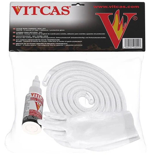 VITCAS 6MM STOVE ROPE KIT WHITE