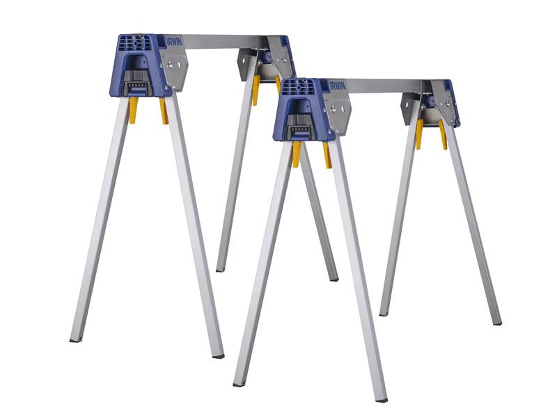 IRWIN® All Metal Sawhorses (Twin Pack)