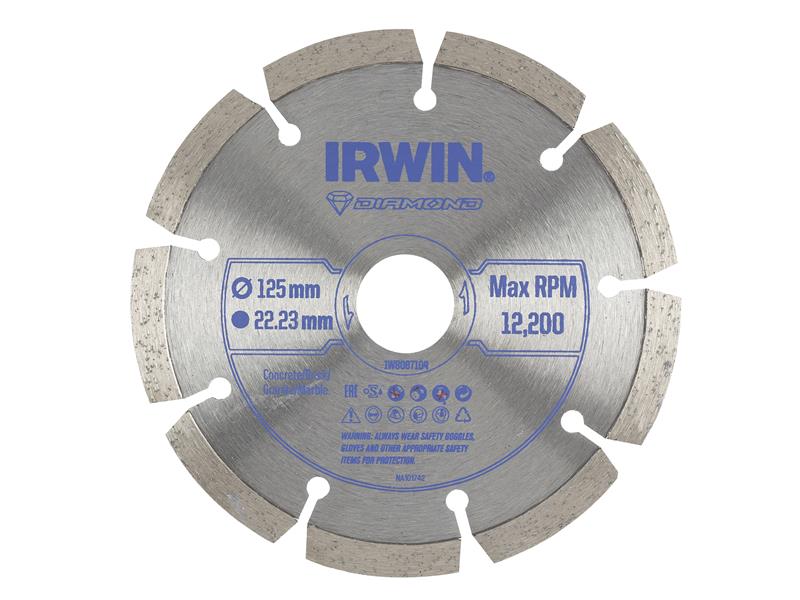 IRWIN® Segmented Diamond Blade 125 x 22.23mm