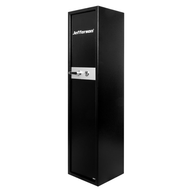 JEFFERSON 5 GUN SAFE CABINET WITH LOCKABLE AMMO BOX