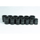 JEFFERSON 13 PIECE 3/4'' METRIC / IMPERIAL IMPACT SOCKET SET