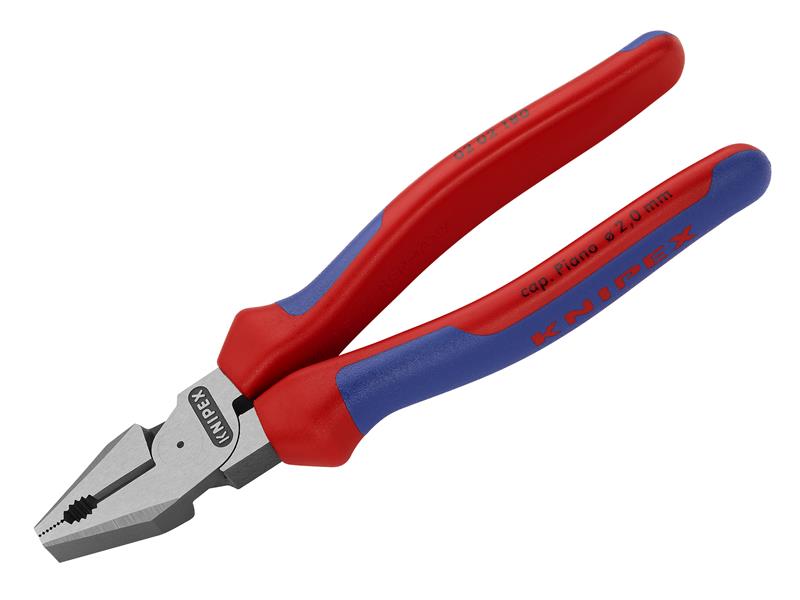 Knipex High Leverage Combination Pliers Multi-Component Grip 180mm