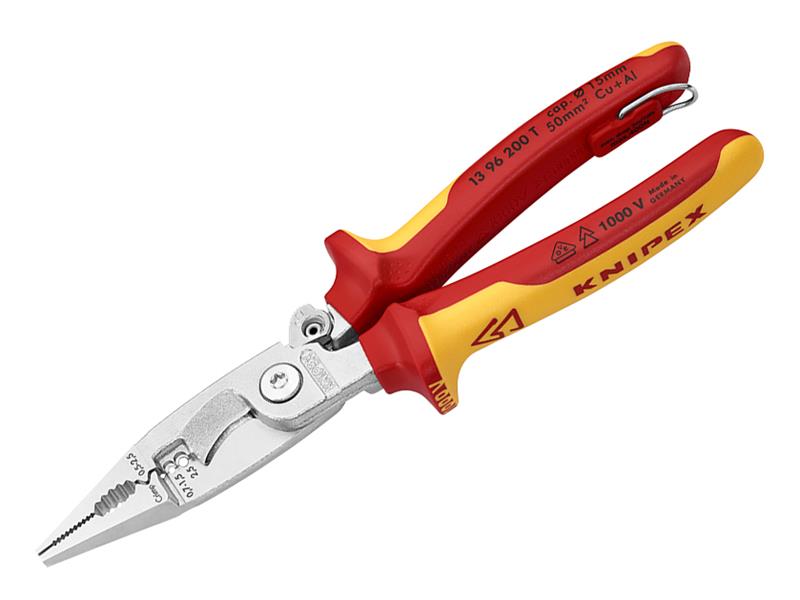 Knipex Installation Pliers with Tether Point 200mm