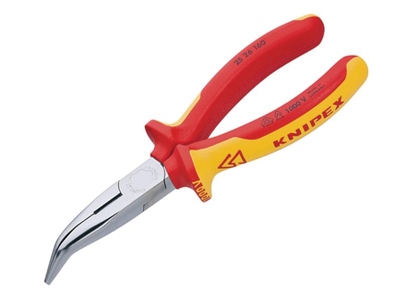 Knipex VDE Snipe Nose Side Cutting Pliers 160mm