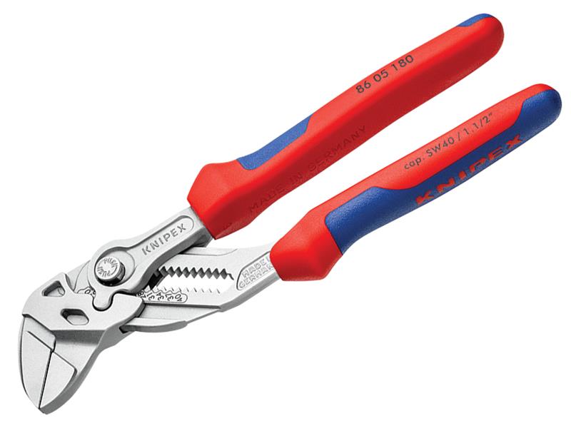 Knipex Pliers Wrench Multi-Component Grip 180mm