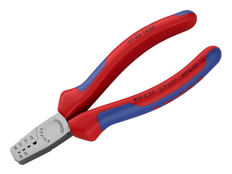 Knipex Crimping Pliers for Wire Ferrules 145mm