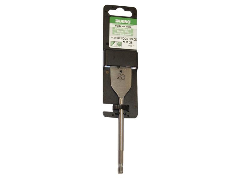 Krino Flat Wood Drill Bit 28mm Display Pack