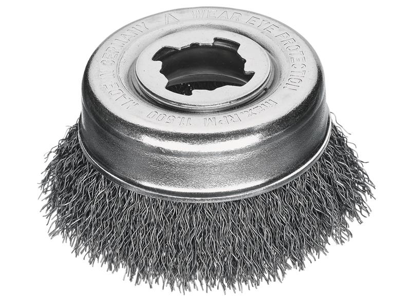 Lessmann X-Lock Crimped Cup Steel Brush 85mm Non Spark