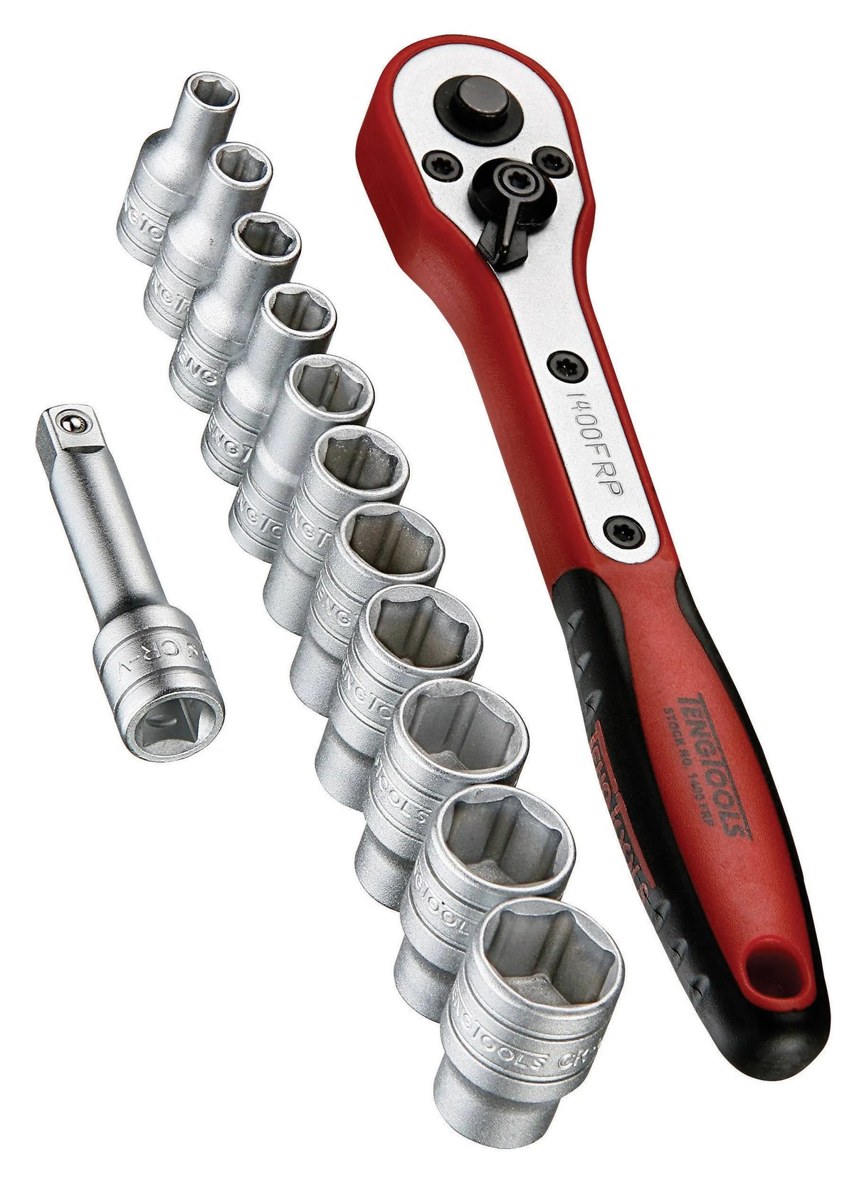 TENG TOOL 1/4" DRIVE MM 13PC SOCKET SET