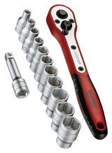 TENG TOOL 1/4" DRIVE MM 13PC SOCKET SET