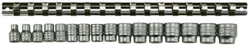 TENG TOOL SOCKET SET 3/8IN DRIVE MM 16 PIECES