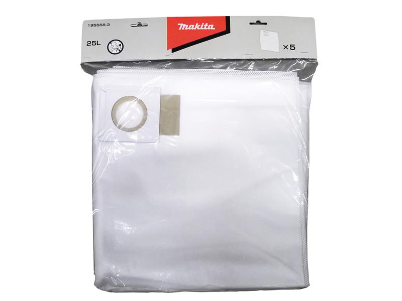 Makita 195558-3 Filter Bags (Pack 5)