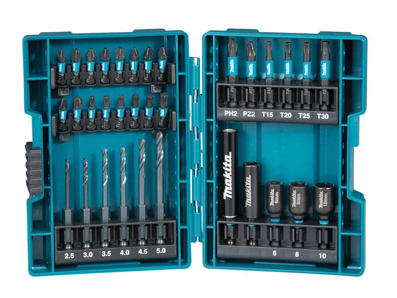 Makita B-66896 Impact Black Bit Set, 33 Piece