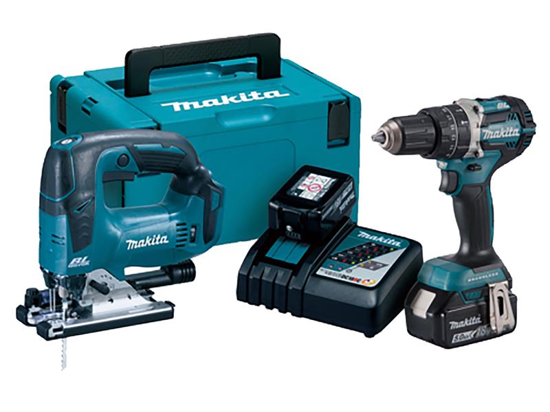 Makita DLX2202TJ1 LXT Combo Kit 18V 2 x 5.0Ah Li-ion