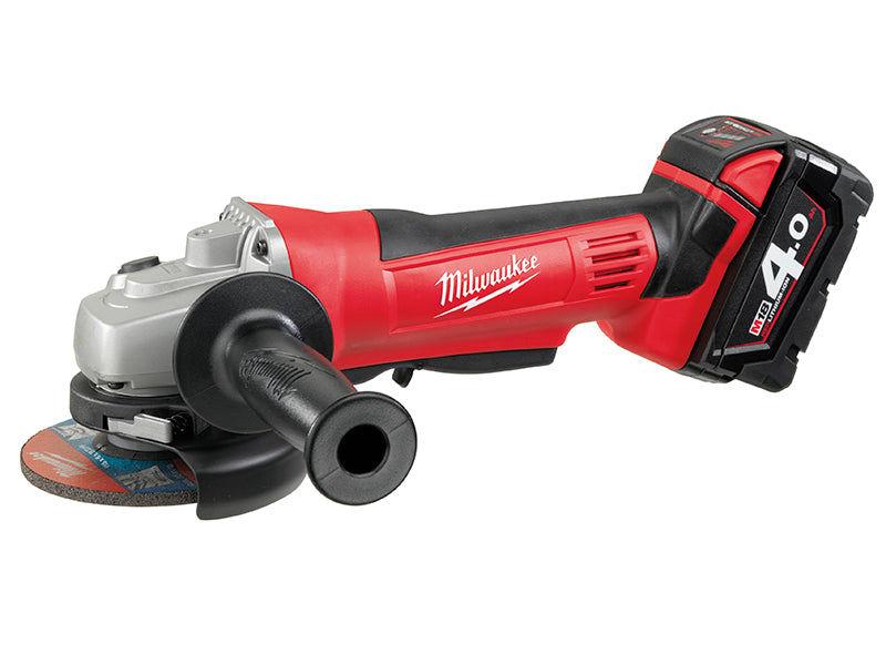 Milwaukee Power Tools HD18 AG-402 Angle Grinder 115mm 18V 2 x 4.0Ah Li-ion