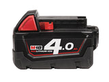 Milwaukee Power Tools M18 B4 REDLITHIUM-ION™ Slide Battery Pack 18V 4.0Ah Li-ion