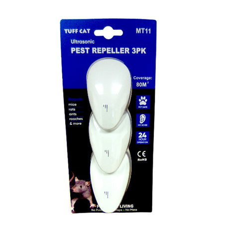 TUFF CAT Pest Repeller 3 Pk 80Mtr Sq - Watson Hire