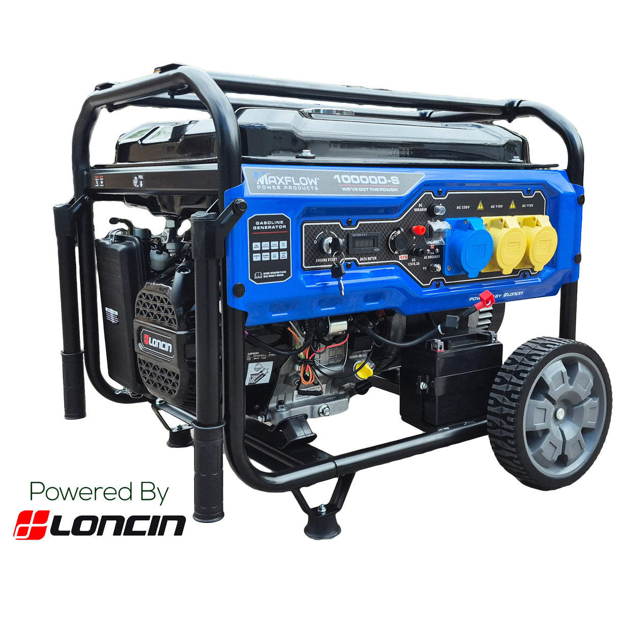 MAXFLOW MX10000 230V 10KVA ELECTRIC START GENERATOR