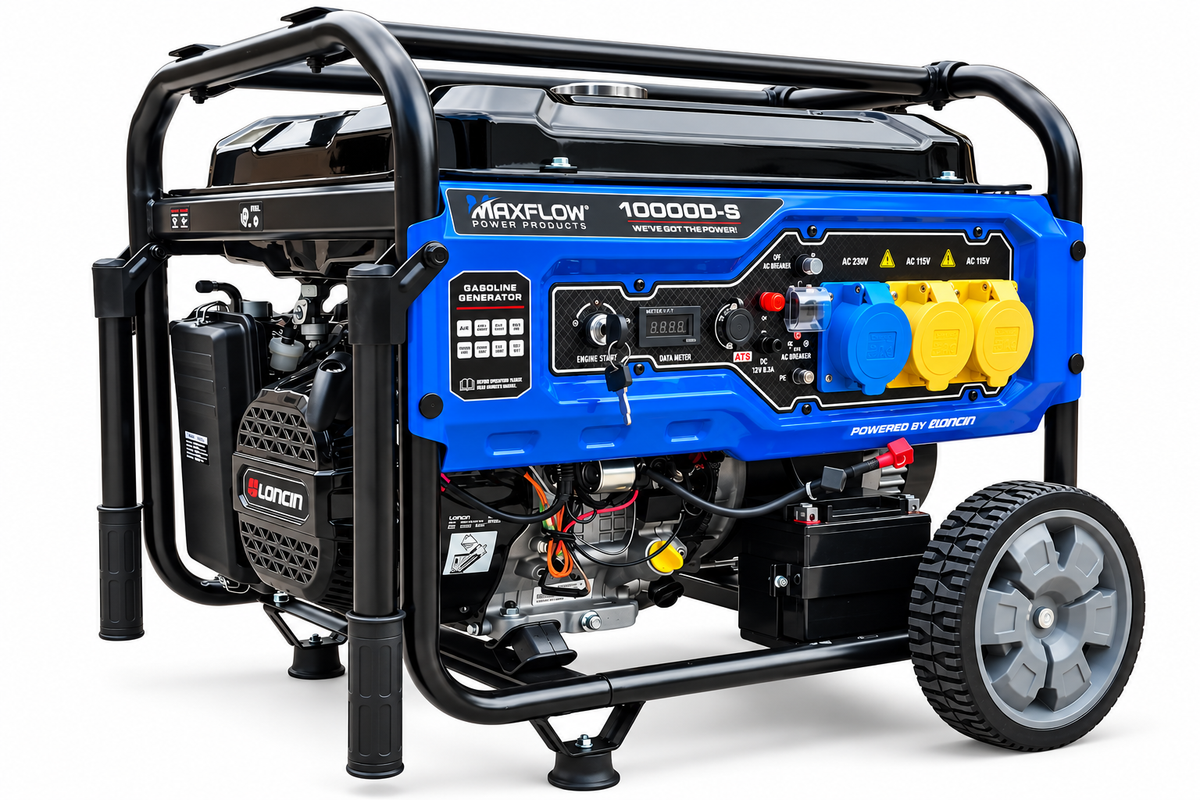 MAXFLOW MX10000 10KVA Electric Start Generator