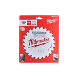 MILWAUKEE 165MM X 15.87MM x 24T CIRCULAR SAW BLADE