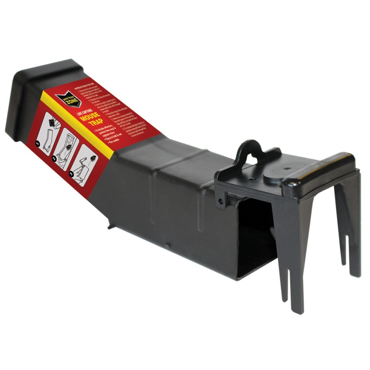 PEST FREE ZONE LIVE CAPTURE MOUSE TRAP 2PK