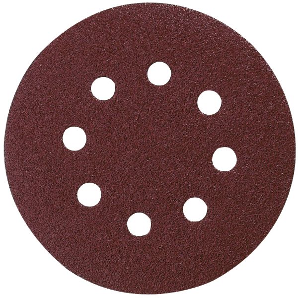 MAKITA VELCRO RED ABRASIVE DISC 125MM PUNCHED 180G 10 PACK