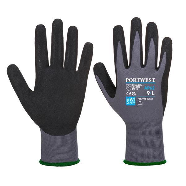 PORTWEST DERMIFLEX AQUA GLOVE - GREY - MEDIUM