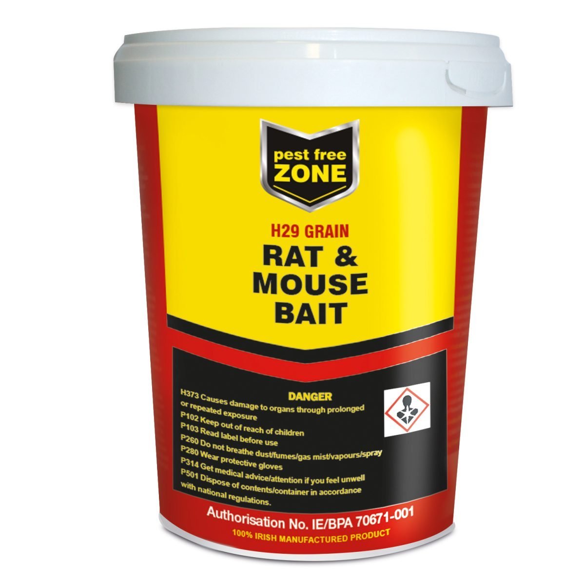 PEST FREE ZONE H29 GRAIN RAT & MOUSE BAIT 150G