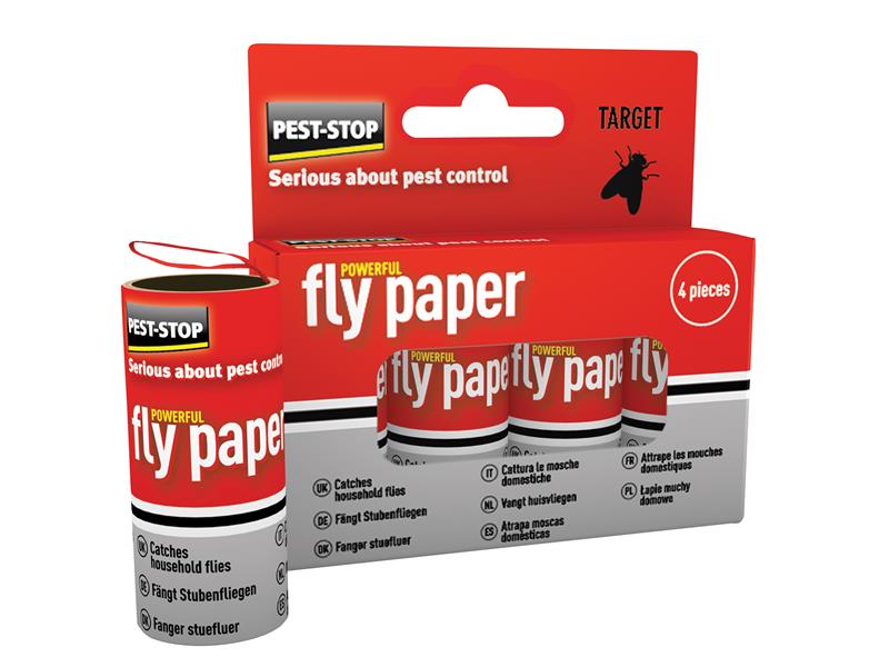 Pest-Stop (Pelsis Group) Fly Papers (Pack 4)